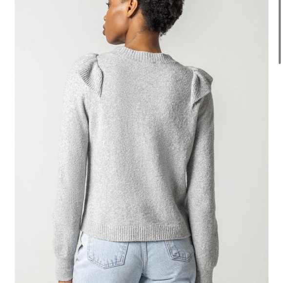 Lilla P Easy Waffle Crewneck Sweater - Picture 2 of 7